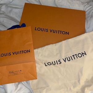 Never full Louis Vuitton box and dust bag